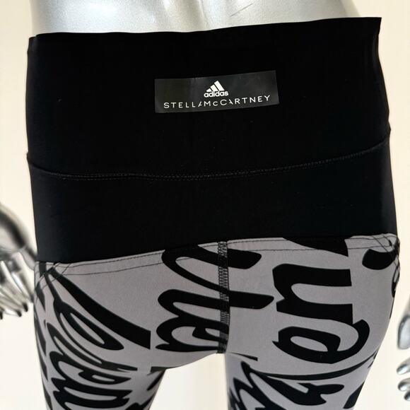Adidas by Stella McCartney logo print leggings size M - Picture 4 of 8